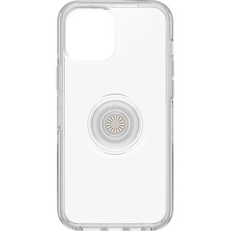 Otterbox Otter+Pop Symmetry Clear Case - Clear - كفر حماية عالية مع مسكة دائرية بوب سوكت - اوتربوكس - شفاف