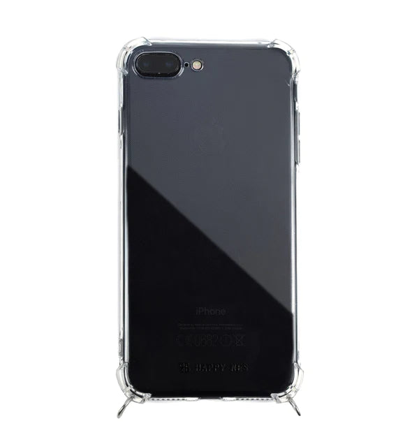 Happy-Nes - Only Phone Cases with Strap Hanger for All iPhone Models - كفر شفاف - هابي نيس