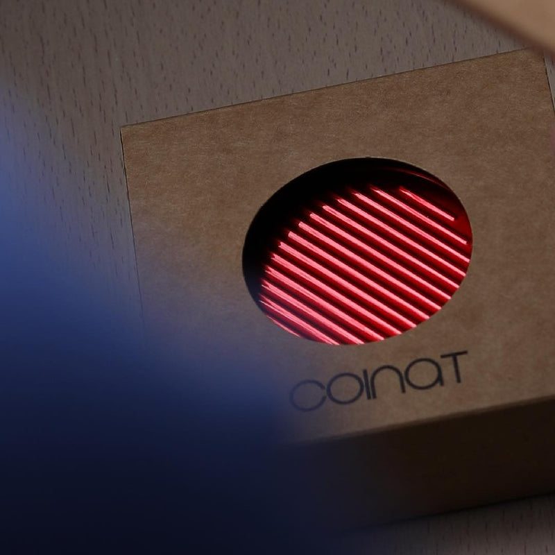 Coinat Aluminum Wallet - Red - احمر - كوينات محفظة القطع النقدية