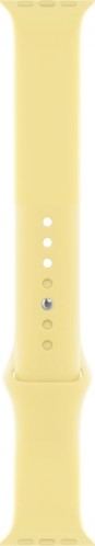 WiWu One Color Sport Band Watchband For Apple Watch - Light Lemon Yellow - سير ساعة ابل