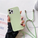 Green Lanyard Crossbody Phone Case  - كفر مع خيط علاقة