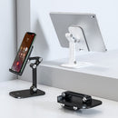hoco Double Folding Desktop Stand [4.7"-13"] [PH34] - White [H]- ستاند مكتبي - هوكو - لجميع انواع الاجهزة