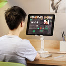 hoco Double Folding Desktop Stand [4.7"-13"] [PH34] - White [H]- ستاند مكتبي - هوكو - لجميع انواع الاجهزة