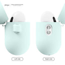 Elago AirPods Pro 2/3 Silicone Hang Case - Mint - كفر حماية سماعة ابل ايربودز برو 3/2 - ايلاقو - مع ميدالية علاقة