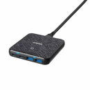 Anker Powerport Atom III 63W Slim - Black Fabric [D] - موزع شحن انكر - 4 فتحات للشحن - قوة 63 واط - 2 منفذين تايب سي - 2 منفذين للشحن الذكي - كفالة 18ش شهر