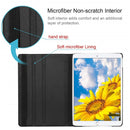 iPad Leather Case with 360 Degree Rotating Stand - iPad mini 6 - 2021 - Black - كفر حماية ايباد مع ستاند