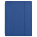 KAKU Leather Case with Pencil Slot for iPad - Dark Blue - كفر ايباد - ستاند - مع مكان للقلم