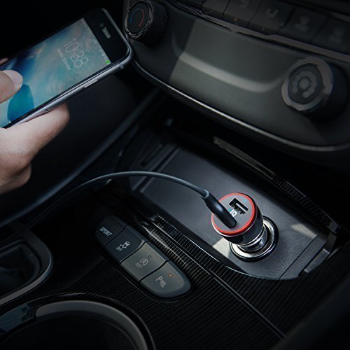 Anker PowerDrive 2 iQ - شاحن ولاعة للسيارة - انكر - مدخلين للشحن - كفالة 18 شهر
