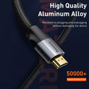Baseus HDMI Cable 4K HD  - كيبل تلفزيون - متوفر بطول 1 متر\2\3\5\8 متر
